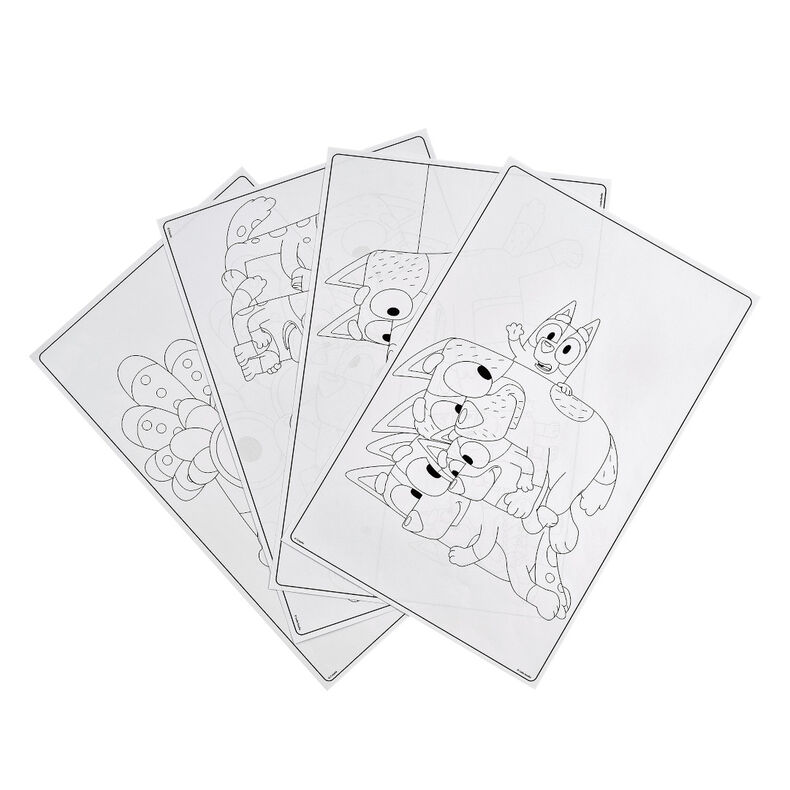 Giant Coloring Pages, Bluey, 18 pages